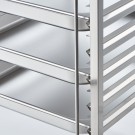STALGAST - Chariot de transport en acier inoxydable, 14x GN 2/1
