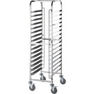 STALGAST - Chariot de transport en acier inoxydable, 16x 400x600 mm