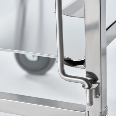 STALGAST - Chariot de transport en acier inoxydable, 16x 400x600 mm