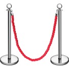STALGAST - Poteau d'hôtel en acier inoxydable, Diamètre 310 mm, Hauteur 910 mm