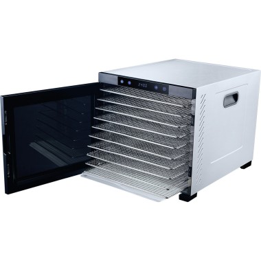 STALGAST - Déshydrateur alimentaire, déshydrateur sur 10 plateaux, P 1.1 kW