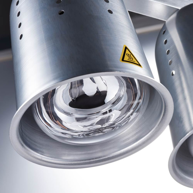 STALGAST - Lampe de chauffage pour plats sur pied, 0,5 kW