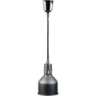 STALGAST - Lampe de chauffage pour aliments suspendue, noire, P 0,25 kW, U 230 V