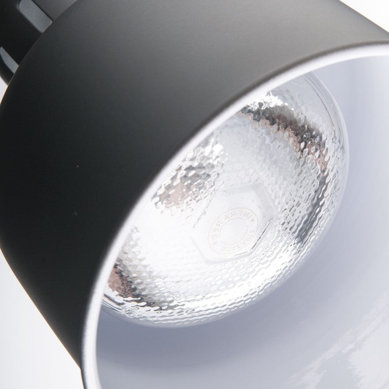 STALGAST - Lampe de chauffage pour aliments suspendue, noire, P 0,25 kW, U 230 V