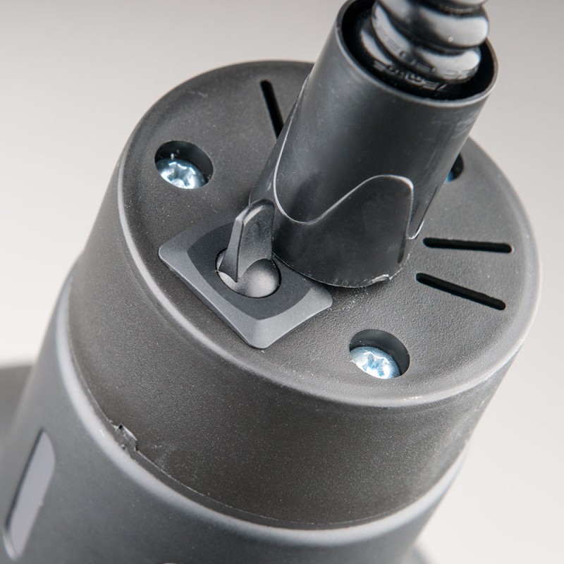 STALGAST - Lampe de chauffage pour aliments suspendue, noire, P 0,25 kW, U 230 V