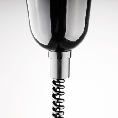 STALGAST - Lampe de chauffage pour aliments suspendue, noire, P 0,25 kW, U 230 V