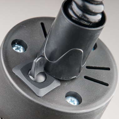 STALGAST - Lampe chauffante suspendue pour aliments, noire, P 0,25 kW, U 230 V