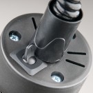 STALGAST - Lampe chauffante suspendue pour aliments, noire, P 0,25 kW, U 230 V