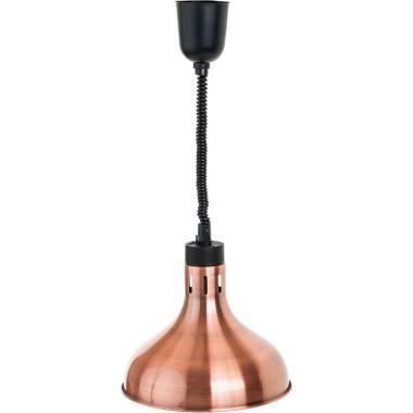STALGAST - Lampe de chauffage pour aliments suspendue, en cuivre, P 0,25 kW, U 230 V
