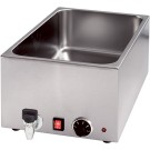 STALGAST - Bain-marie à robinet pour conteneurs GN 1/1 et H 150 mm, P 1,2 kW, U 230 V