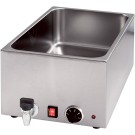 STALGAST - Bain-marie réglable avec robinet pour récipients GN 1/1 et H 200 mm, P 1,2 kW, T 230 V