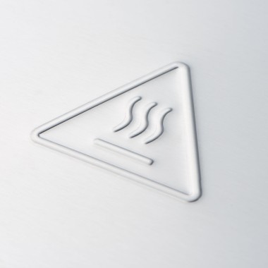 STALGAST - Grill de contact simple, strié, Caterina, 1,8 kW