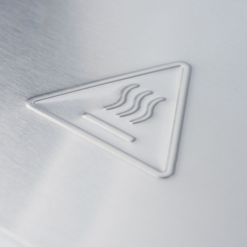 STALGAST - Grill double à contact strié, Puissance 3,6 kW