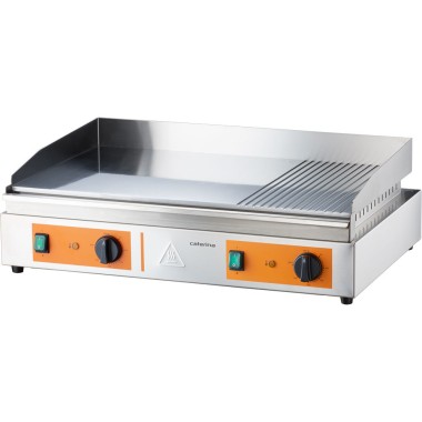 STALGAST - Plaque de cuisson grill, 2/3 lisse, 1/3 nervurée, Caterina, P 3,5 kW