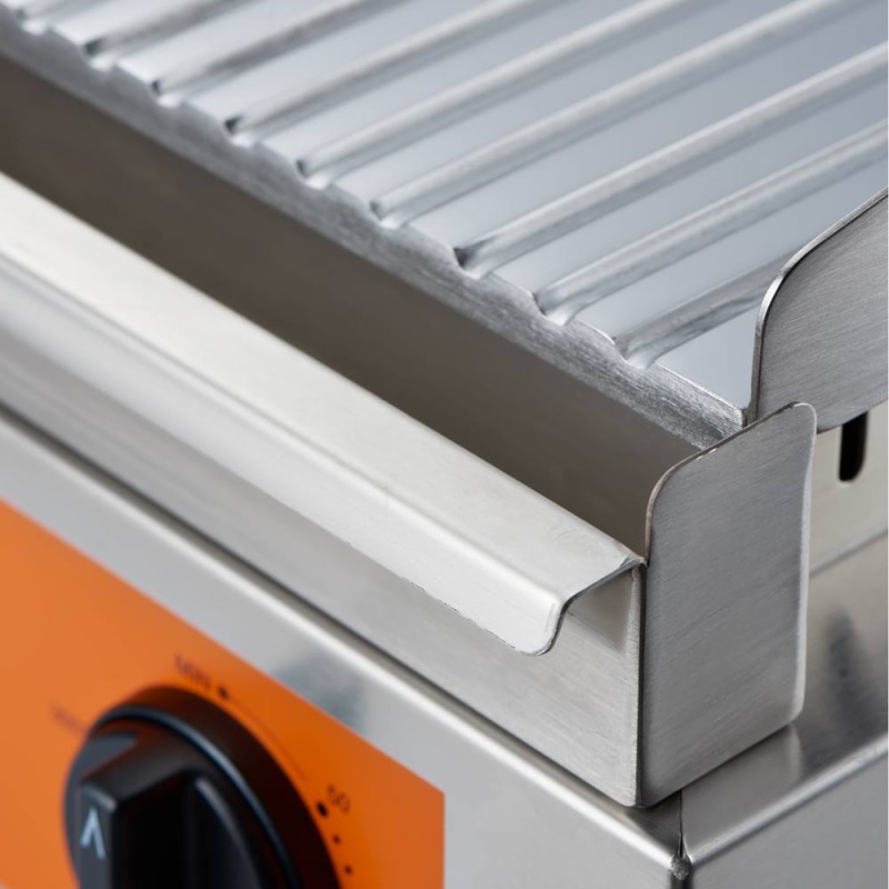 STALGAST - Plaque de cuisson grill, 2/3 lisse, 1/3 nervurée, Caterina, P 3,5 kW