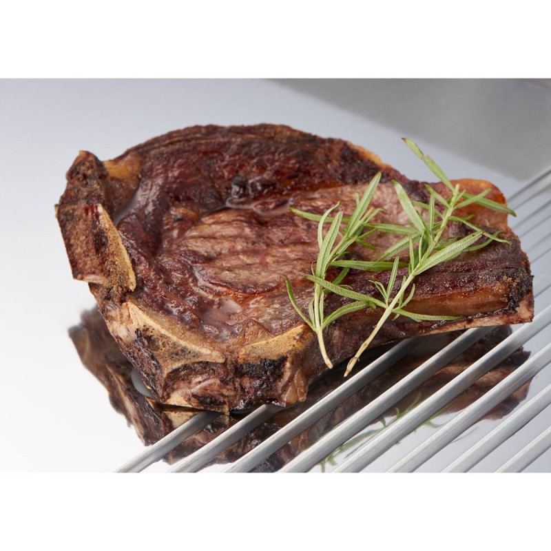 STALGAST - Plaque de cuisson grill, 2/3 lisse, 1/3 nervurée, Caterina, P 3,5 kW