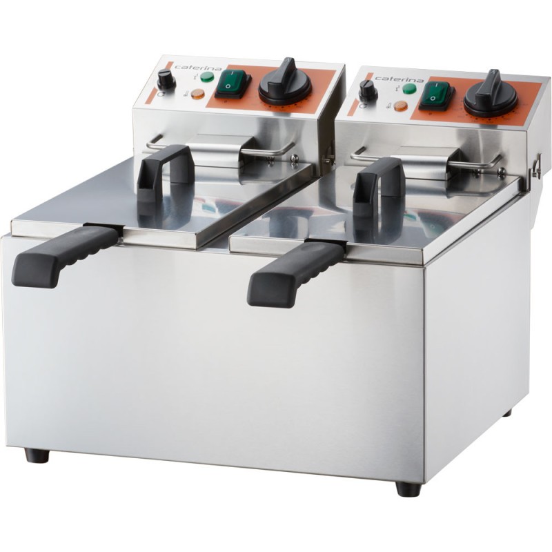 STALGAST - Friteuse électrique, double, Caterina, V 2x5 l, P 4 kW