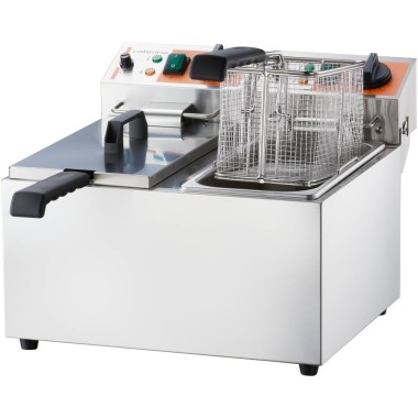 STALGAST - Friteuse électrique à deux compartiments horizontaux, Caterina, V 2x5 l, P 2x3 kW