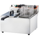 STALGAST - Friteuse électrique à deux compartiments horizontaux, Caterina, V 2x5 l, P 2x3 kW