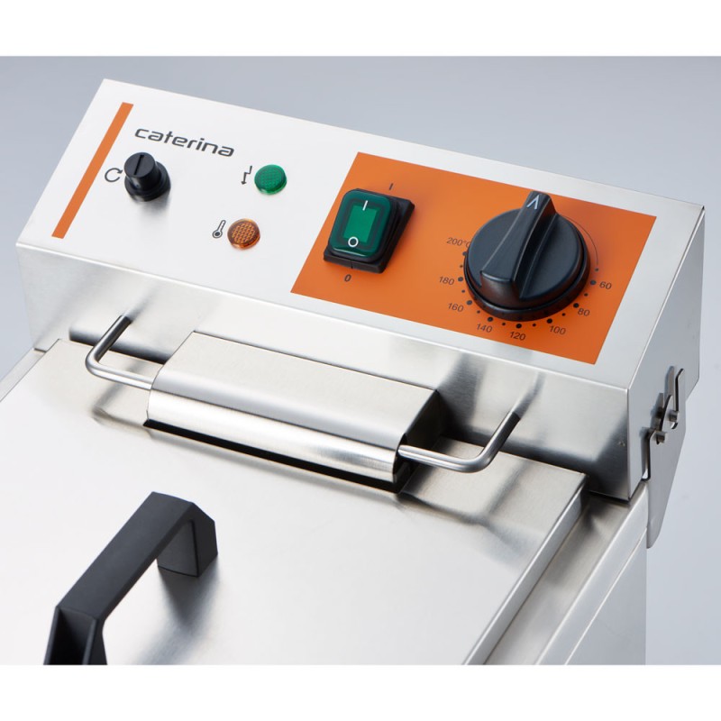 STALGAST - Friteuse électrique avec robinet, monocompartiment, Caterina, V 8 l, P 3 kW