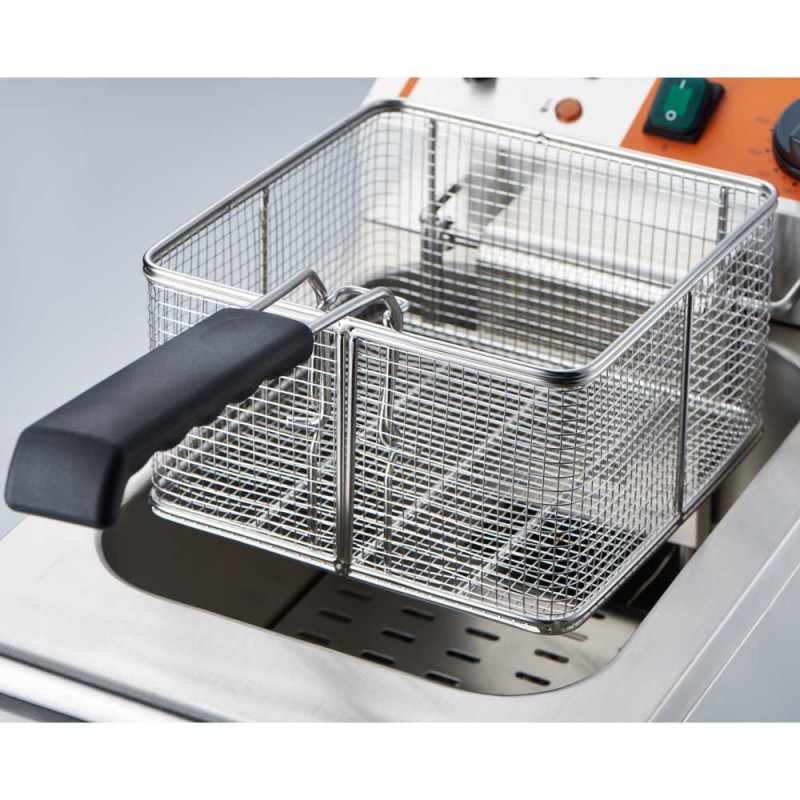 STALGAST - Friteuse électrique avec robinet, monocompartiment, Caterina, V 8 l, P 3 kW