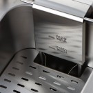 STALGAST - Friteuse électrique avec robinet, double compartiment, Caterina, V 2x8 l, P 2x3 kW