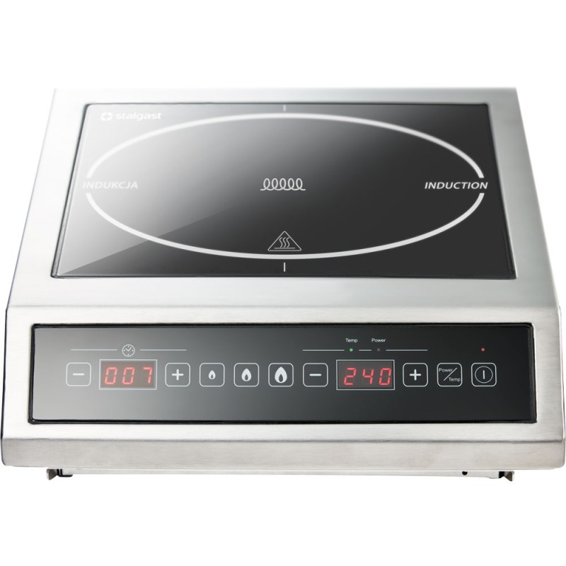 STALGAST - Plaque de cuisson à induction, Puissance 3,5 kW, Tension 230 V