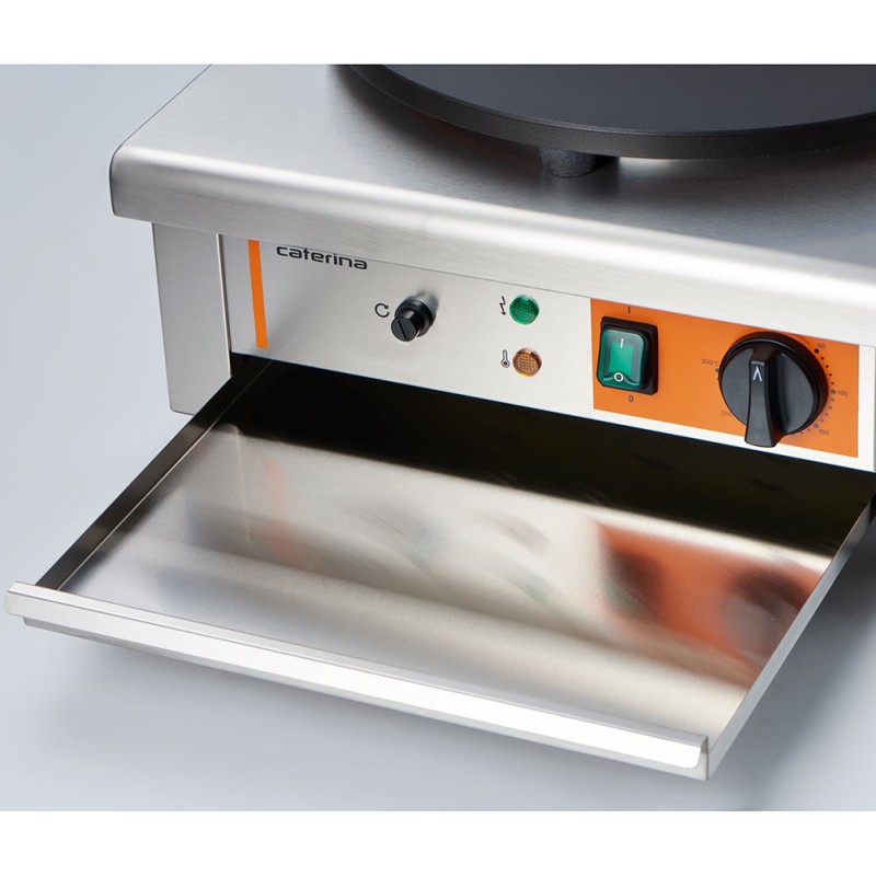 STALGAST - Crêpière avec plaque en fonte, Caterina, Ø 400 mm, P 3 kW
