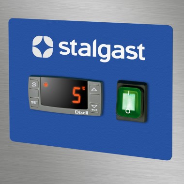 STALGAST - Armoire réfrigérée 2 portes en acier inoxydable, GN 2/1, V 1300 l