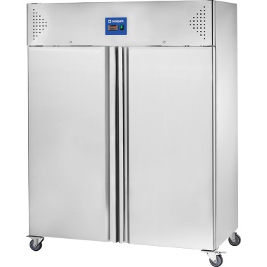STALGAST - Armoire réfrigérée à deux portes en acier inoxydable, GN 2/1, V 1300 l