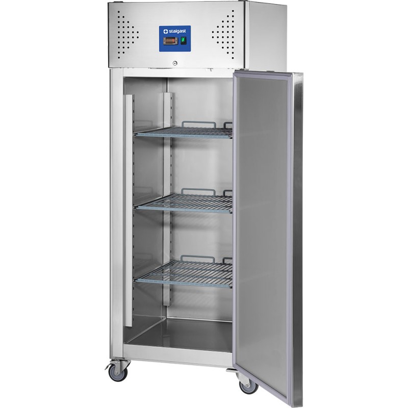 STALGAST - Armoire réfrigérée en acier inoxydable sur roulettes, GN 2/1, V 650 l