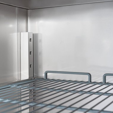 STALGAST - Armoire réfrigérée en acier inoxydable sur roulettes, GN 2/1, V 650 l
