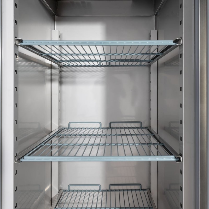 STALGAST - Armoire réfrigérée en acier inoxydable sur roulettes, GN 2/1, V 650 l