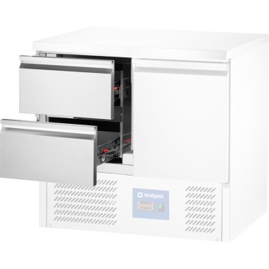 STALGAST - Module 2 tiroirs pour tables réfrigérées GN 1/1 avec groupe frigorifique en bas