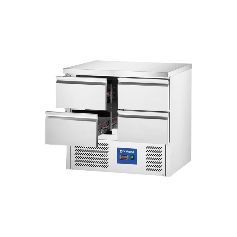 STALGAST - Table réfrigérée avec tiroirs, groupe frigorifique en bas, V 220 L