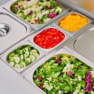 STALGAST - Table réfrigérée à salade à 2 portes, V 240 l