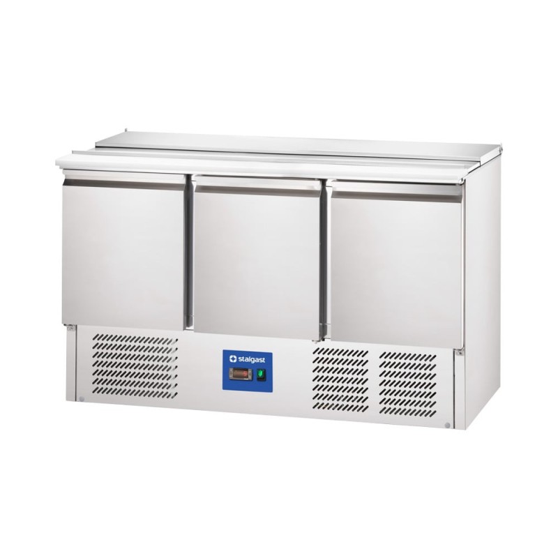 STALGAST - Table réfrigérée à salades avec 3 portes, V 368 litres