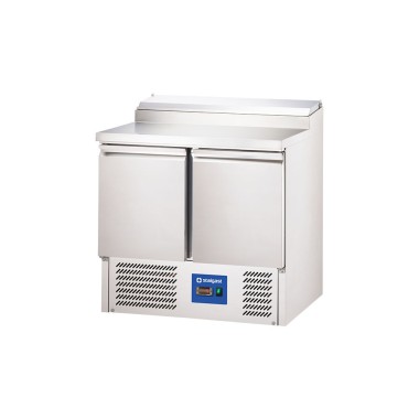 STALGAST - Table réfrigérée à 2 portes avec dessus de saladier, V 240 L