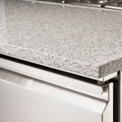 STALGAST - Table réfrigérée à deux portes pour pizza, V 240 l