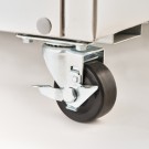 STALGAST - Table réfrigérée 3 portes pour pizza sans superstructure sur roulettes, V 368 l