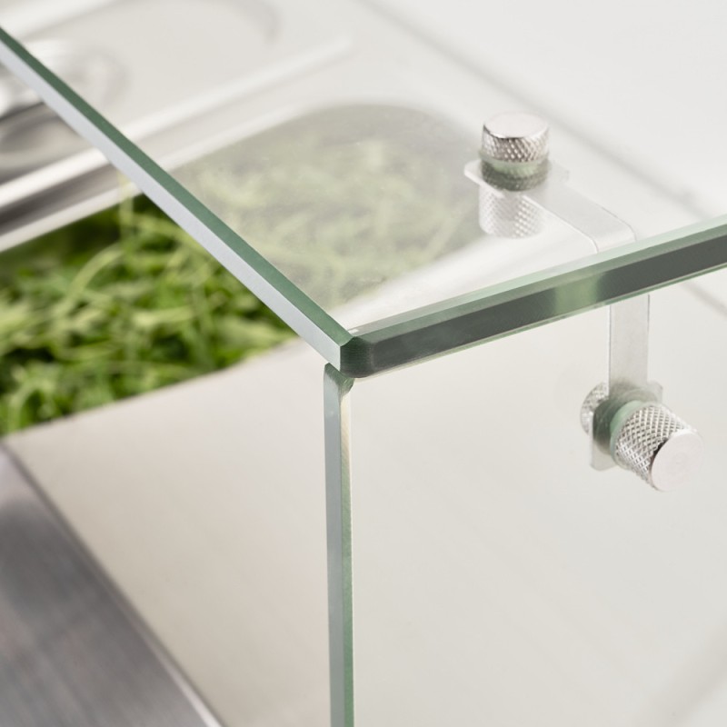 STALGAST - Vitrine réfrigérée vitrée L 2000 mm 10 x GN 1/4