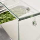 STALGAST - Vitrine réfrigérée vitrée L 2000 mm 10 x GN 1/4