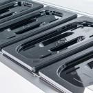 STALGAST - Vitrine réfrigérée surélevée avec vitre 5 x GN 1/4