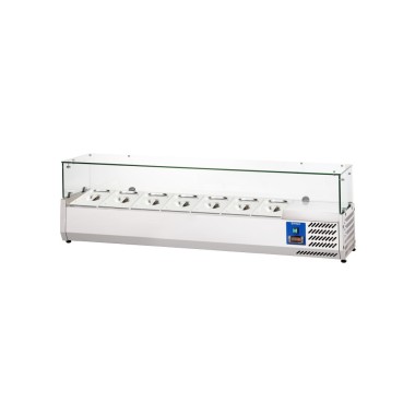 STALGAST - Vitrine réfrigérée à poser avec vitre 7 x GN 1/4
