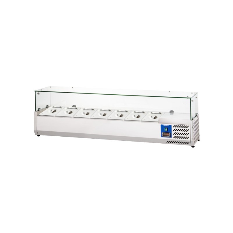 STALGAST - Vitrine réfrigérée à poser avec vitre 7 x GN 1/4