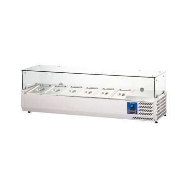 STALGAST - Vitrine réfrigérée superposée avec 6 bacs GN 1/3