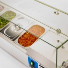 STALGAST - Vitrine réfrigérée superposée avec 6 bacs GN 1/3