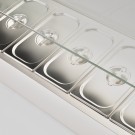 STALGAST - Vitrine réfrigérée vitrée L 1500 mm 6 X GN 1/3
