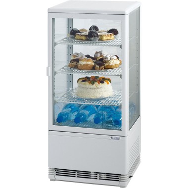 STALGAST - Vitrine blanche éclairage LED V 78 L