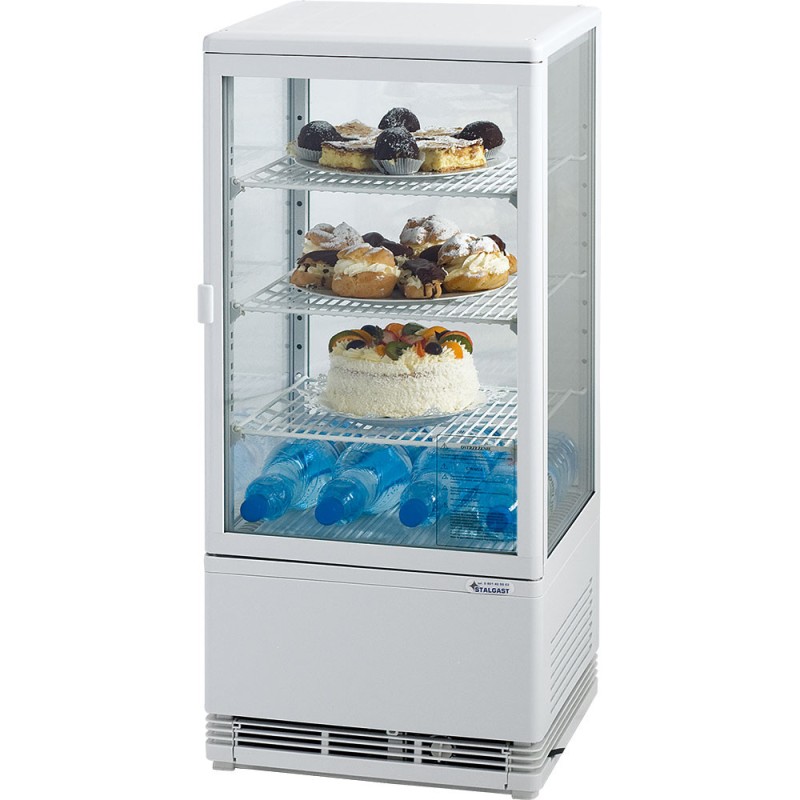 STALGAST - Vitrine blanche éclairage LED V 78 L